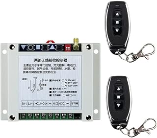 DC12V 24V 36V 48V 30A Relay RF Wireless Remote Control Switch System Receiver Transmitter Garage Door/Rolling Shutter/gate - (Size: 315mhz)