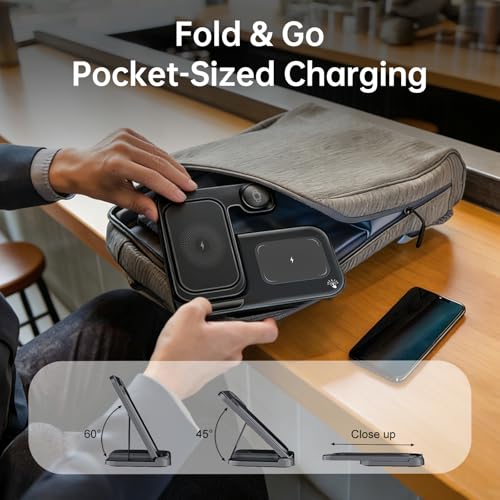 74% Off 3-in-1 Wireless Charging Station for iPhone, Watch, AirPods