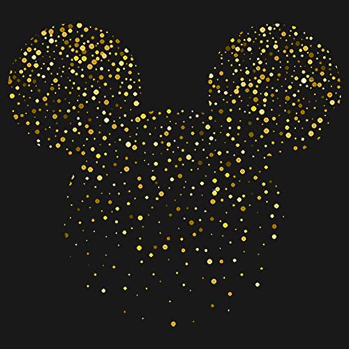 Disney Characters Mickey Confetti Fill Girl's Solid Crew Tee2