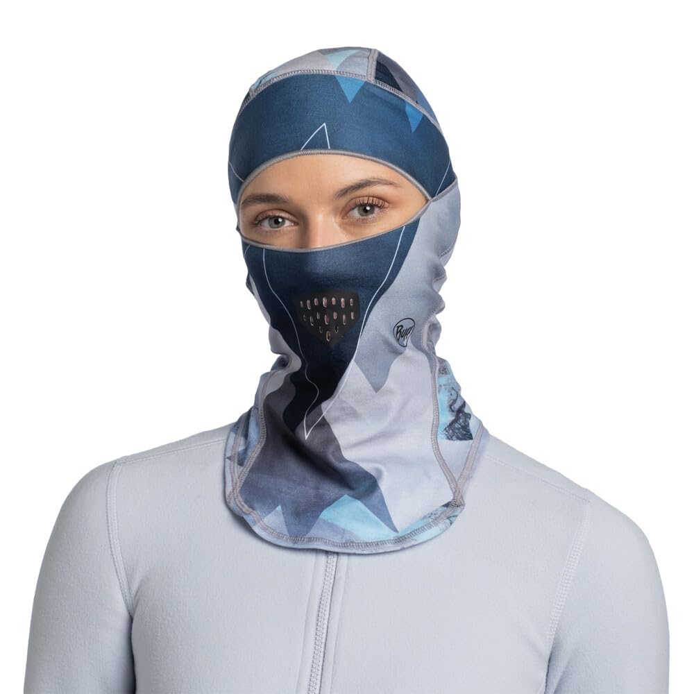 Buff Unisex Thermonet Hinged Sturmhaube, Synth Blue, ONE Size