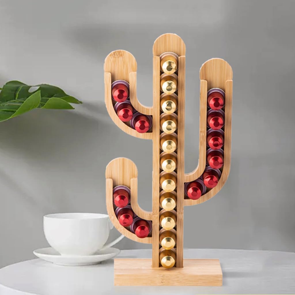 Cactus Shape Coffee Capsule Storage Holder for Coffee Capsule Display Rack