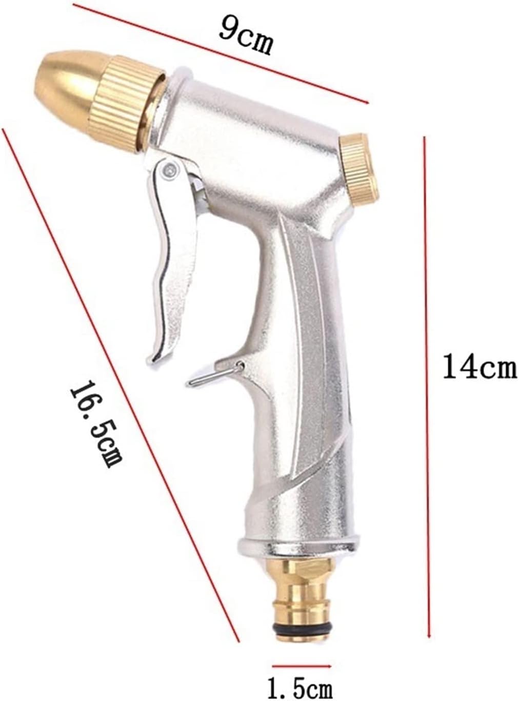 Garden Water Gun -Foam Pot Water Spray Guns High Pressure Car Wash Sprinkler Hose Nozzle Watering Irrigation Tools (Color : A01)