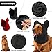 2 Stück Hundemütze, shallyong Hundewarme Kopfbedeckungen, Winter Haustier Schal, Kostüm Hund, Hunde Geschenke, Hunde Warm Halten Zum Wandern und Camping, Schwarz S