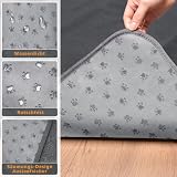 Waschbare Welpenunterlagen, 133 x 208 cm schnellabsorbierende Hunde-PIPI-Unterlagen - Haustiertrainingspads für Welpen, ältere oder inkontinente Hunde