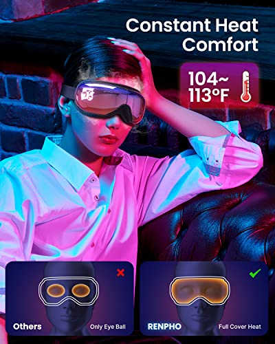 Valentine's Day Gift: RENPHO Eye Massager with Heat and Bluetooth Music for Mom