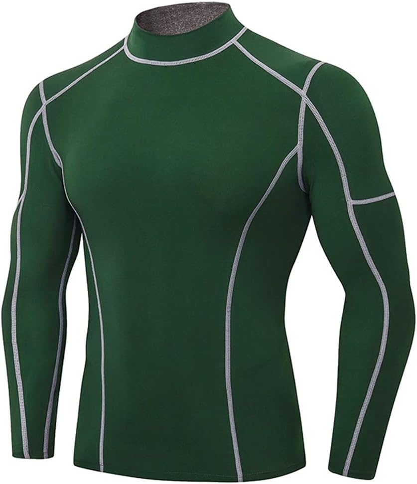Thermal Underwear for Men High Collar Sport Thermo Shirt Quick Dry Compressed Underwear Clothes Men
