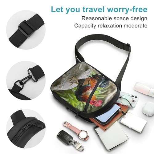 Bolso cruzado tipo bandolera para hombre y mujer miniatura 3
