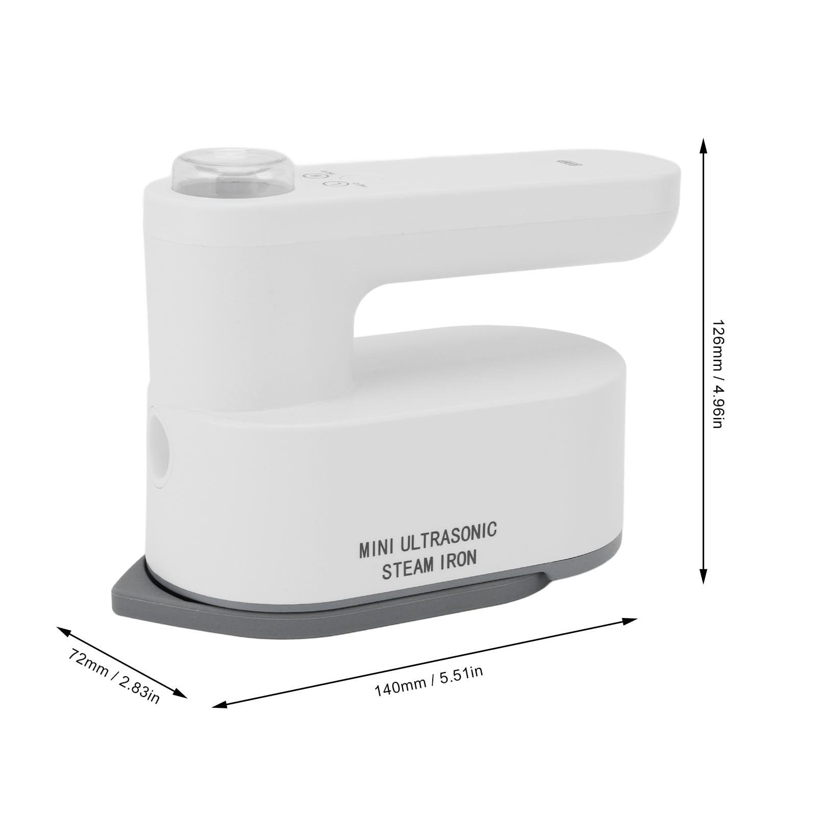 Fer électrique sans Fil 30s Chauffage Rapide, Rechargeable et à Double Tempête 140 ° C / 160 ° C, Fer à Vapeur Portable pour les Vêtements Voyage/Maison/dortoir. 5200mAh