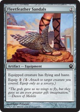 Magic The Gathering - Fleetfeather Sandals (216/249) - Theros