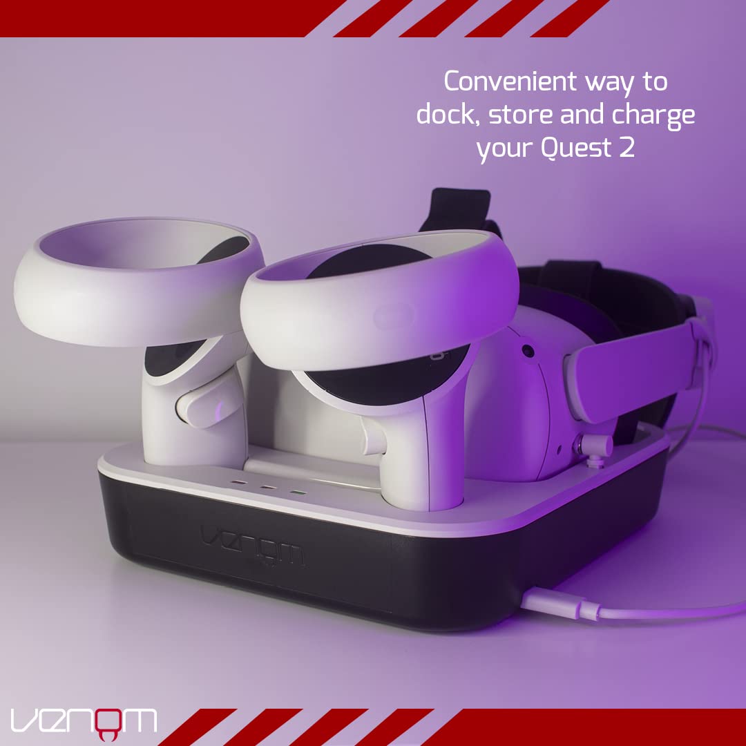 Venom - Charging Dock with Rechargeable Battery Packs for Meta Quest 2 / Oculus Quest 2 — view 6