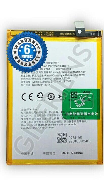 Image of Original BLP781 Battery for Oppo A52 (A92-2020) A72 CPH2061, CPH2067 Battery with 6 Month Warranty****(P00252)