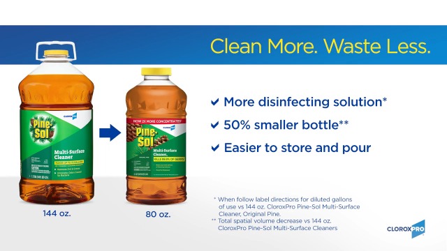 Image of Pine-Sol CloroxPro Multi-Surface Cleaner, Original Pine, 80 fl. oz., 3 Pack