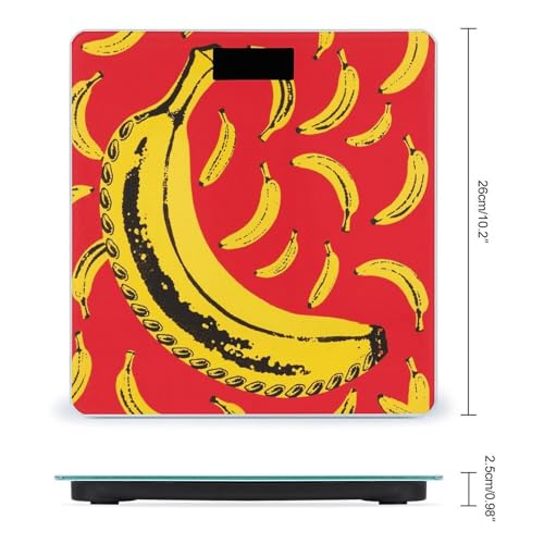 Báscula de baño digital con pantalla LCD y vidrio templado miniatura 2