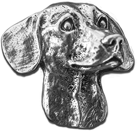 Precious Breeds Antique Pewter Dachshund Pin