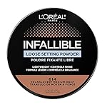 L'Oreal Paris Infallible Tinted Loose Setting Powders, Matte Finish, Lightweight, No White Cast, 2 Shades From Light To Deep, Translucent Light-medium, 0.26 Oz