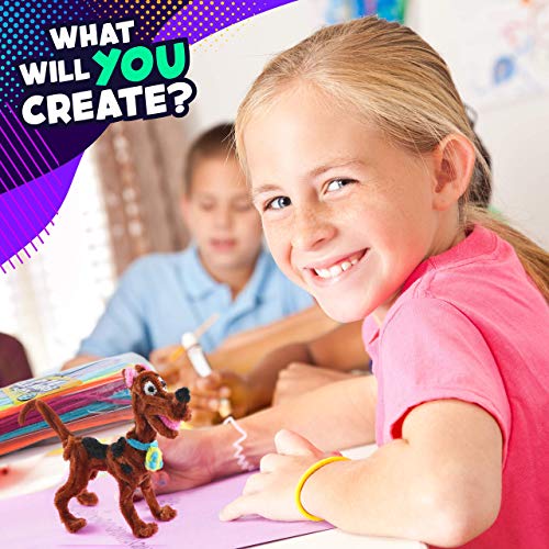 Carl & Kay 600 Pipe Cleaners & 74 Googly Eyes - Chenille Stems Pipe Cleaners Craft - Colorful Pipe Cleaners For Crafts - Colored Pipe Cleaners For Kids - Bulk Pipe Cleaners - Soft Fuzzy Chenille Stems #TOP5