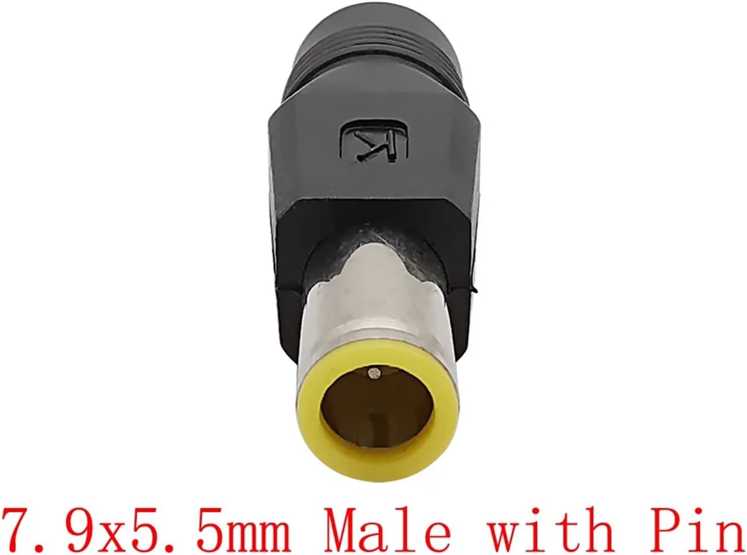 1/2/5Pcs 7.9 x 5.5mm Male to 5.5 x 2.1mm Female Power Connector Converter 5.5 * 2.1 to 7.9 * 5.5 Adapter(2Pcs)
