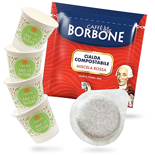 400 Cialde Filtro Carta 44Mm Caffe' Borbone