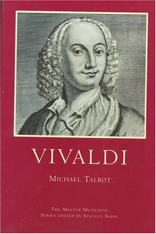 Schirmer Books Talbot, Michael Vivaldi: A Master Musicians Series Biography  cover