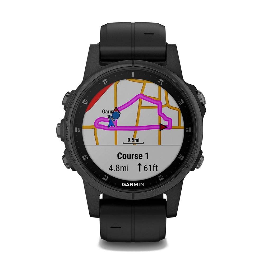 Garmin Fēnix, 5S Plus, zegarek sportowy, Bluetooth, 240 x 240 pikseli, czarny