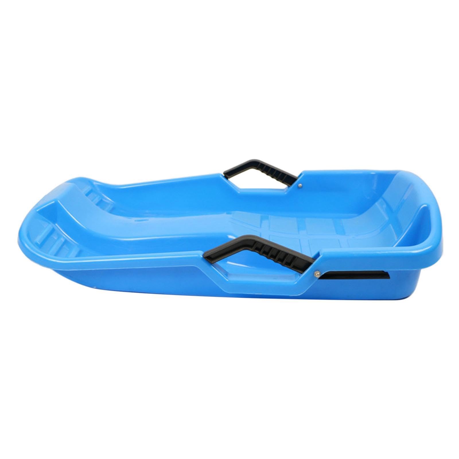 Snowboard Schlittenrutsche Premium Grasrutsche mit Zugseil und zweiseitigen Griffen Material: Das Snowboard ist aus hochdichtem und hochwertigem Polyethylen gefertigt.