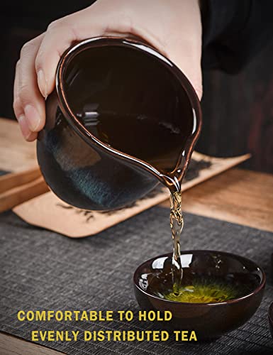 Votrasant Chinese Tea Set, Portable Teapot Set With 1 Teapot, 6 Tea Cups, 1 Gongdao Mug, 1 Tea Filters, Portable All In One Gift Box For Travel,Home,Gifting,Outdoor And Office #TOP3