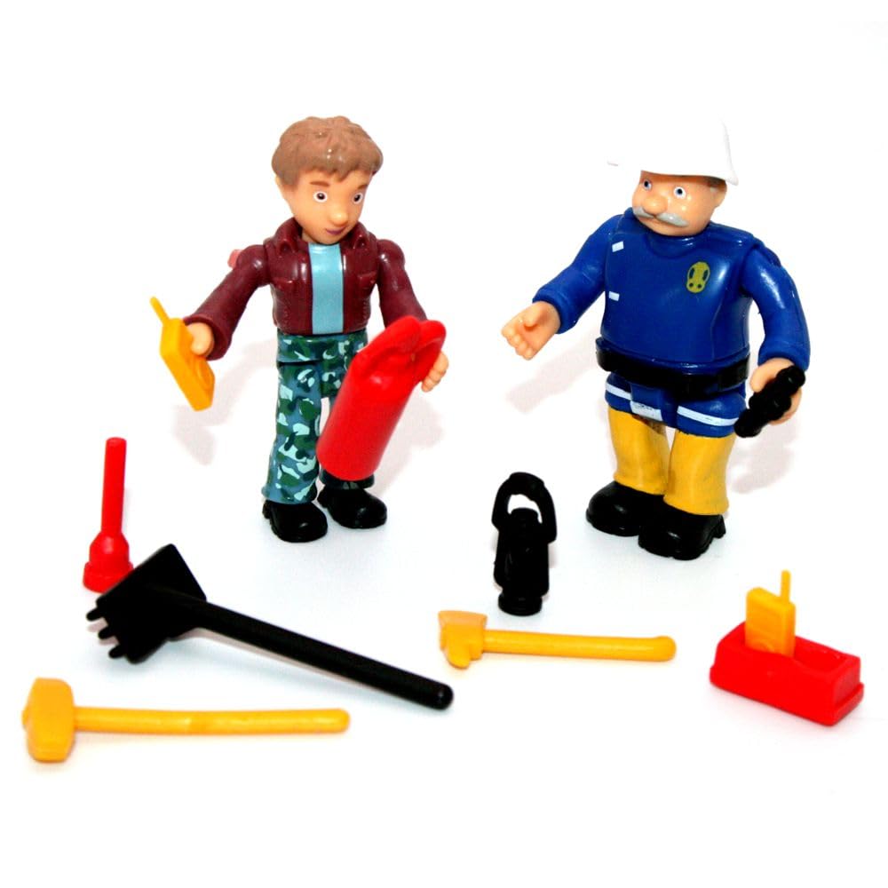 Simba Toys Fireman Sam - Set Figure Elvis E Penny Con Accessori - Pompieri Giocattolo Per Bambini 3+ Anni