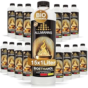 Allmanns Bioethanol 15 x 1l