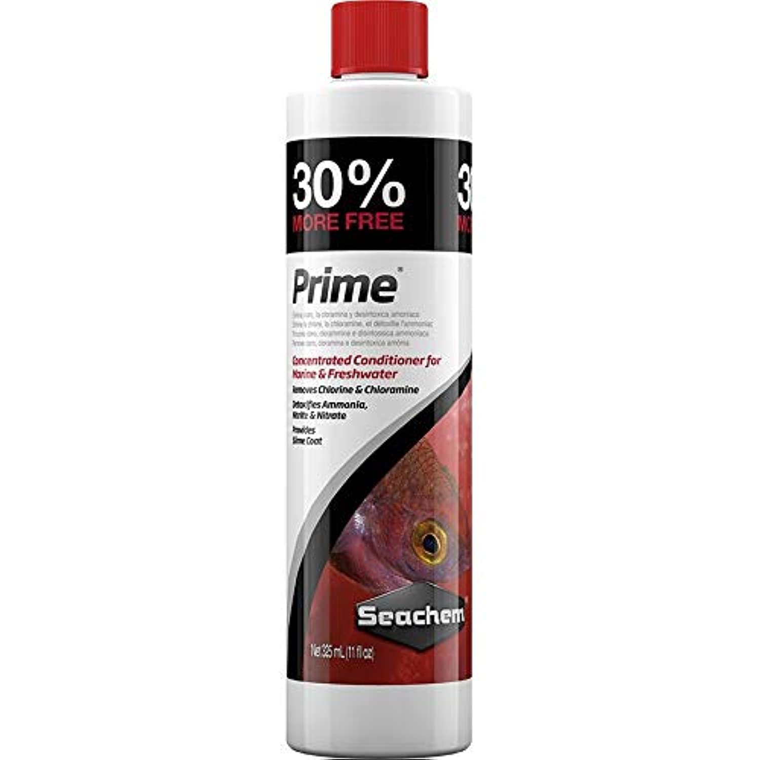 Seachem Prime Bonus +30% Free 325ML Tap Water Conditioner For Fresh & Salt Water Aquarium