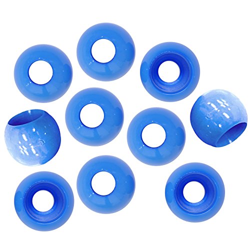 NASKA プラループエンド 15mm 10個入り Col.53 青 P-15