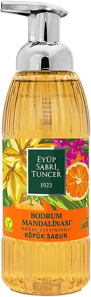Eyüp Sabri Tuncer Zeytinyağlı Bodrum Mandalinası Köpük Sabun 500 ML