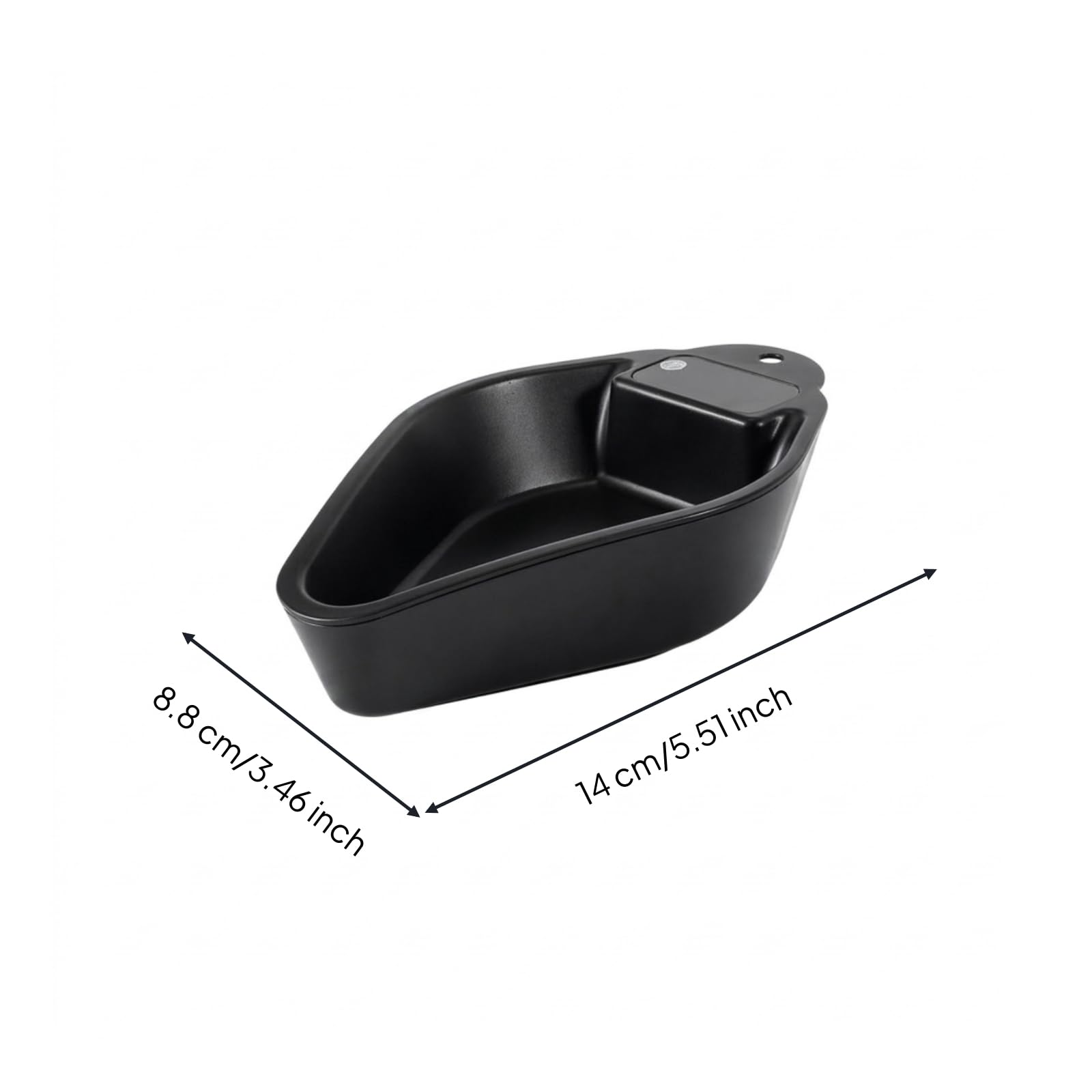Bandeja de para Café con Estrecho Antiderrames Báscula Digital Integrada Vaso Dosificador Taza de Porcionado Recargable 3.7V Adecuada para Molienda Portafiltro Baristas Casa