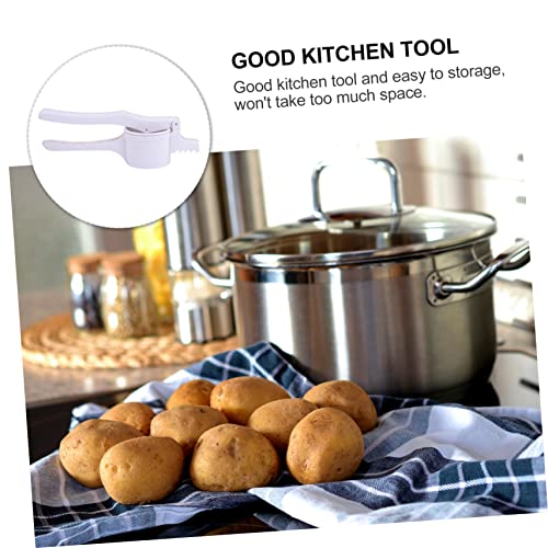 Kartoffelstampfer, 6 Sets, Kartoffelstampfer, Edelstahl, Kartoffelmühle, Gemüsestampfer, Knoblauchpresse, Bananenstampfer, Griffe, Babybananen, Kartoffelpresse, Stampfer, Weiß, kleine Werkzeuge, Süßka