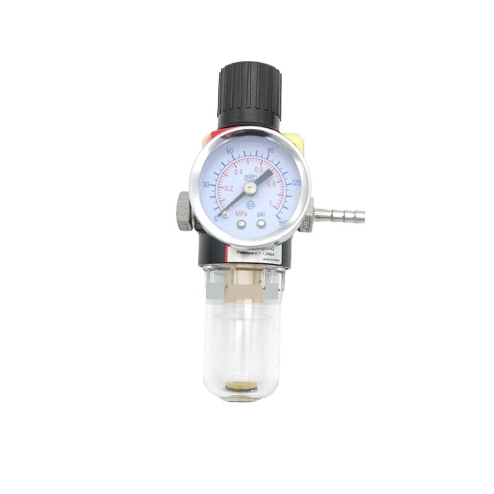 AFR2000 1/4 Filtro aria Regolatore Trattamento Olio Separatore Acqua Unità Preparazione (Tipo 2 con 12mm 1-4, G Thread)