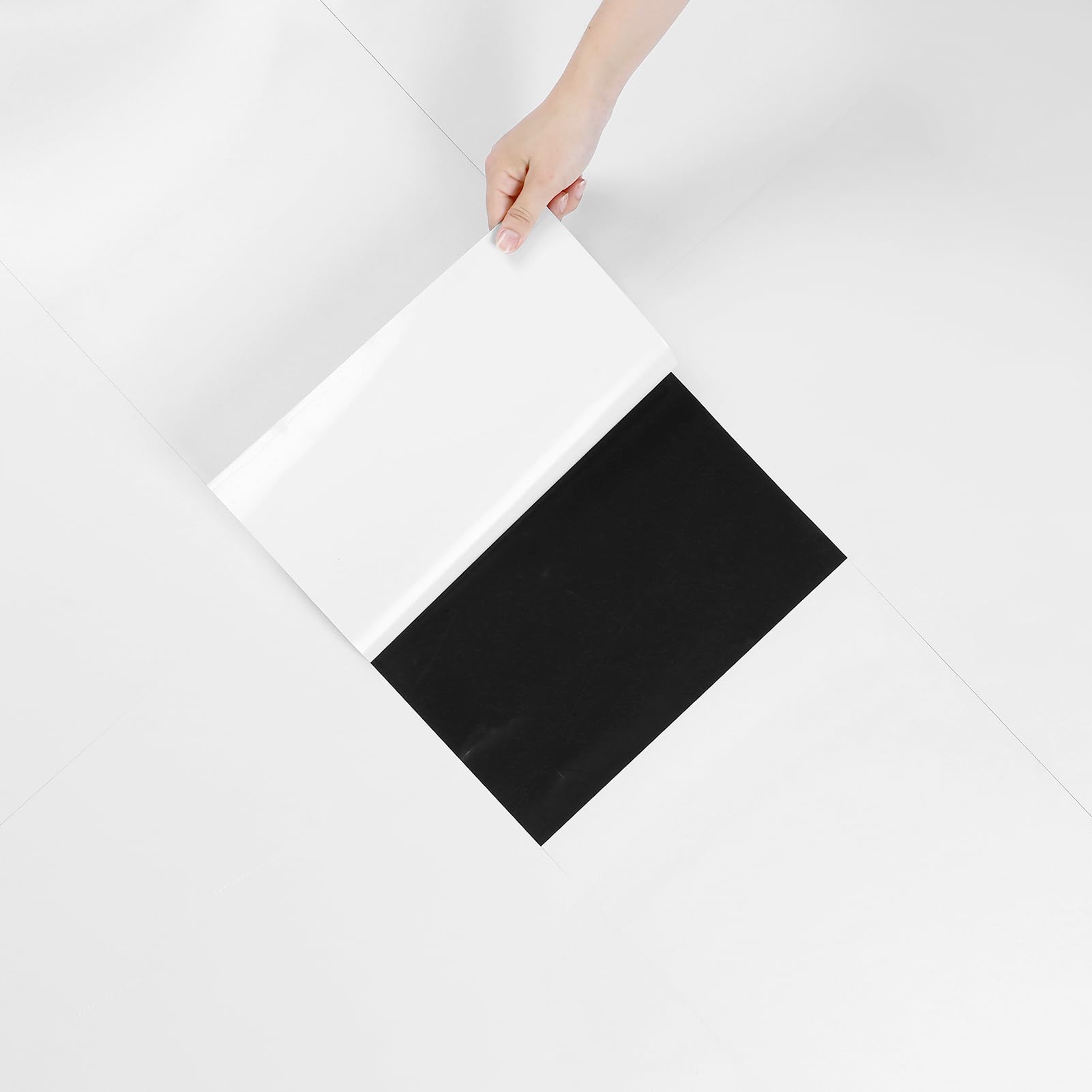 15 Piezas Baldosas Adhesivas Suelo Blanco Suelo Vinilo Autoadhesivo Baño Impermeable Vinilo Suelo Cocina Suelo PVC Lavable Loseta Vinilica Blanco Losetas Autoadhesivas 60cm x 30cm