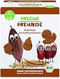 kekse ohne zucker und fett Veganer Snack FRECHE FREUNDE Bio Kakaokekse mit Dattelstückchen, ohne Zuckerzusatz, mit Vollkorn, vegan, 6x 125g