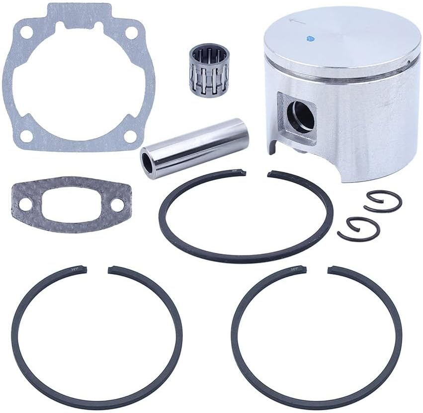 46mm Piston Ring Kit Fit for 55 Cylinder Gasket Bearing Replace for 503608171, 537127901, 503162103 ﻿ Replacement Parts