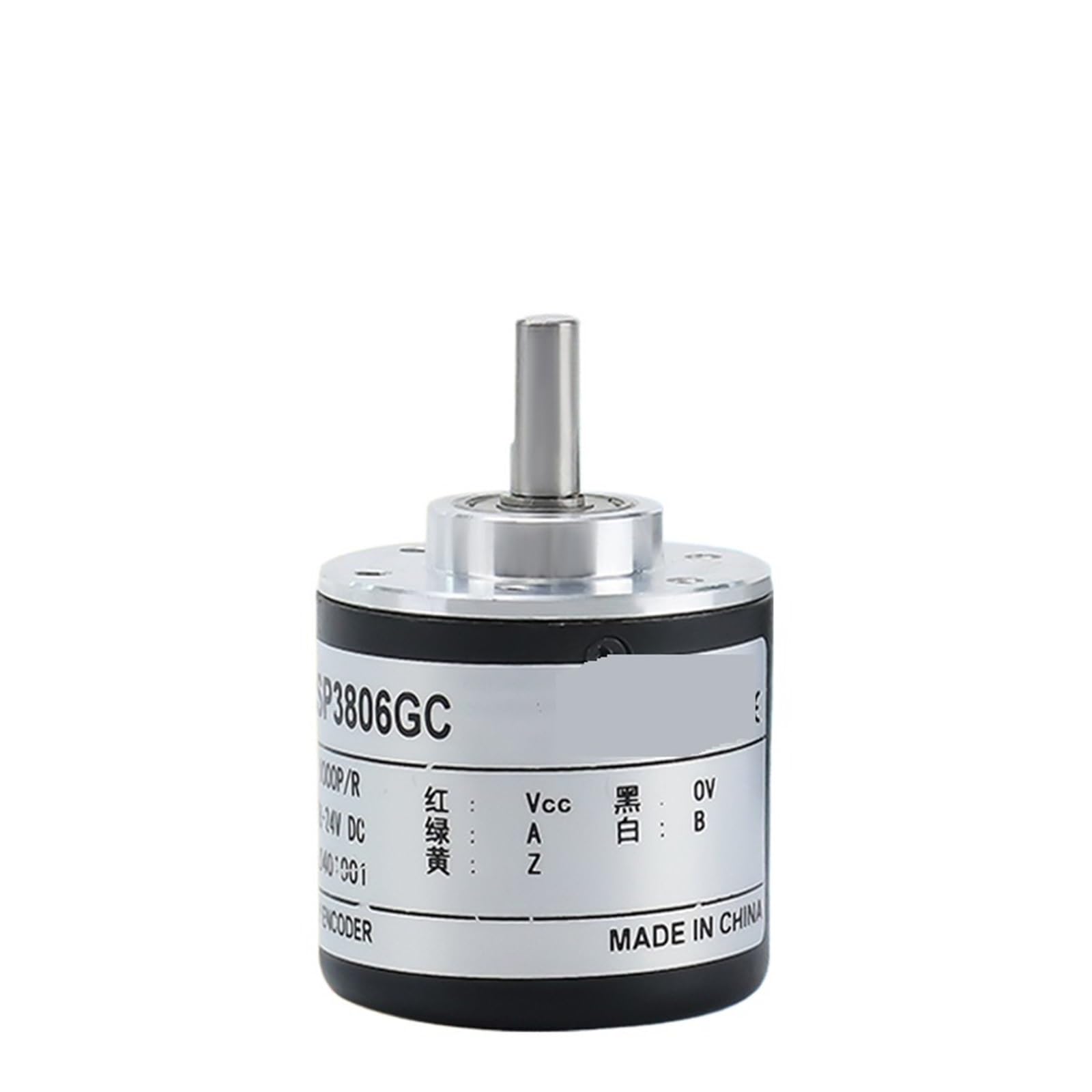 Codeur rotatif incrémental 38mm avec sortie drive 5V 1200pr pour mesure d'angle axiale 6mm