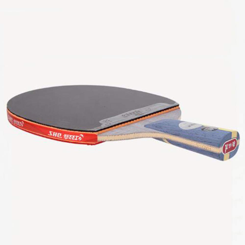 Racchetta da Ping-Pong, Mazza da Ping Pong Professionale, Racchetta Competizione con Custodia/Marrone/Manico Lungo(Blue,Long Handle)