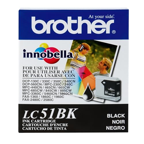 Brother Innobella LC51BK -Ink Cartridge, 500 Page Yield, Black - image 1