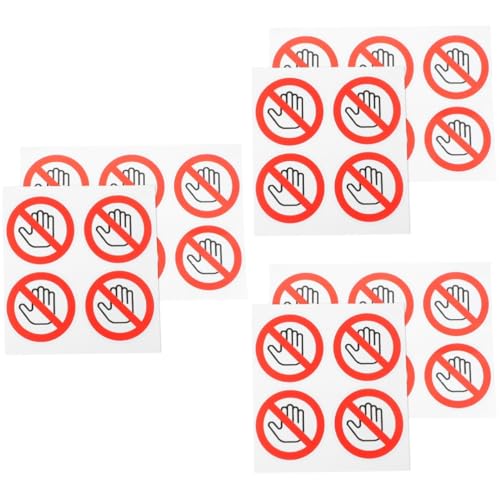 Autocollants d'avertissement pour équipement d'usine et sécurité machine NUOBESTY 3x10 pièces