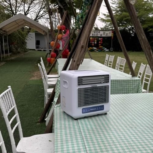 Climatiseur portable avec refroidissement de 3000 BTU, écran tactile économe en énergie pour la maison et le bureau
