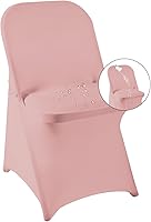 Vista 16 de magalo Paquete de 12 fundas para sillas plegables de elastano negro, impermeables, elásticas, para bodas, fiestas, banquetes de comedor y otros