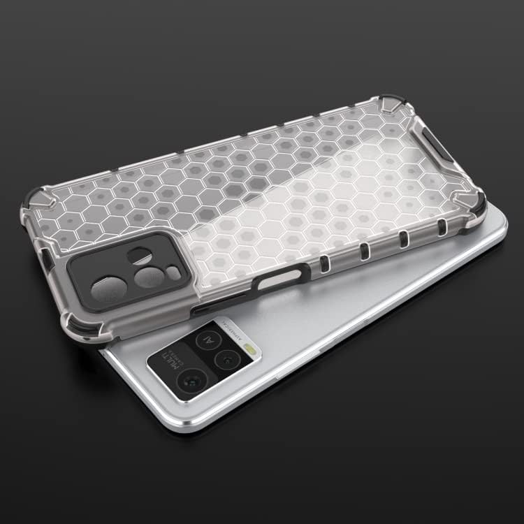 Image of Hard PC Back Case Cover for Vivo Y21 2021 /Y33s Anti Slip Ultra Thin Shockproof Reinforced Corners (Transparent)