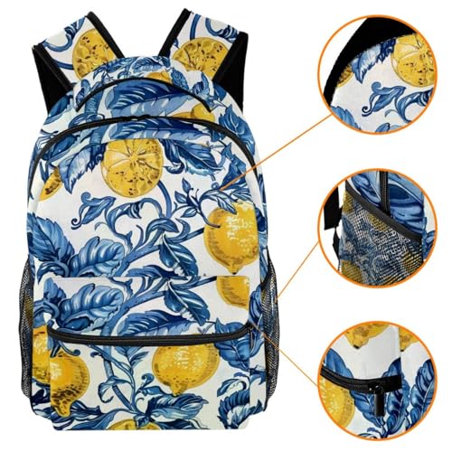 Sac à dos multicolore de 29x20x40cm avec grand compartiment principal