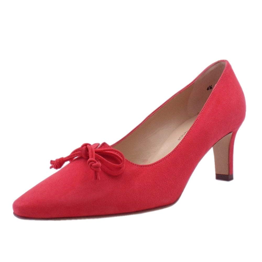 Peter Kaiser Mizzy Mid Heel Pointed Toe Court Shoes in Sharon Pink