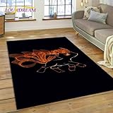 GEEKO Linda Alfombra De Personajes De Dibujos Animados, Anime 3D, Alfombra Impresa Súper Suave, Sala De Estar, Dormitorio, Alfombra Suave Y Esponjosa 120 * 180Cm R4101