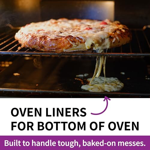 UNSTICK Oven Liner for Bottom of Oven – Non-Stick, Reusable Heavy Duty Mat – PFOA-Free, PTFE Spill Guard – Heat Resistant to 500°F – for Electric, Gas, Toaster Ovens, Grills – Dishwasher Safe (1 Pack) - Thumbnail 2