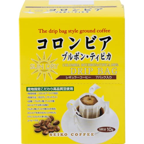 セイコー珈琲 コロンビアブルボンティピカ ドリップコーヒー