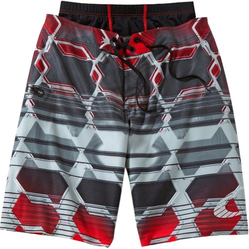 Oakley Blade 21 Men's Boardshort Surf Swimming Shorts - Red Line/Size 34